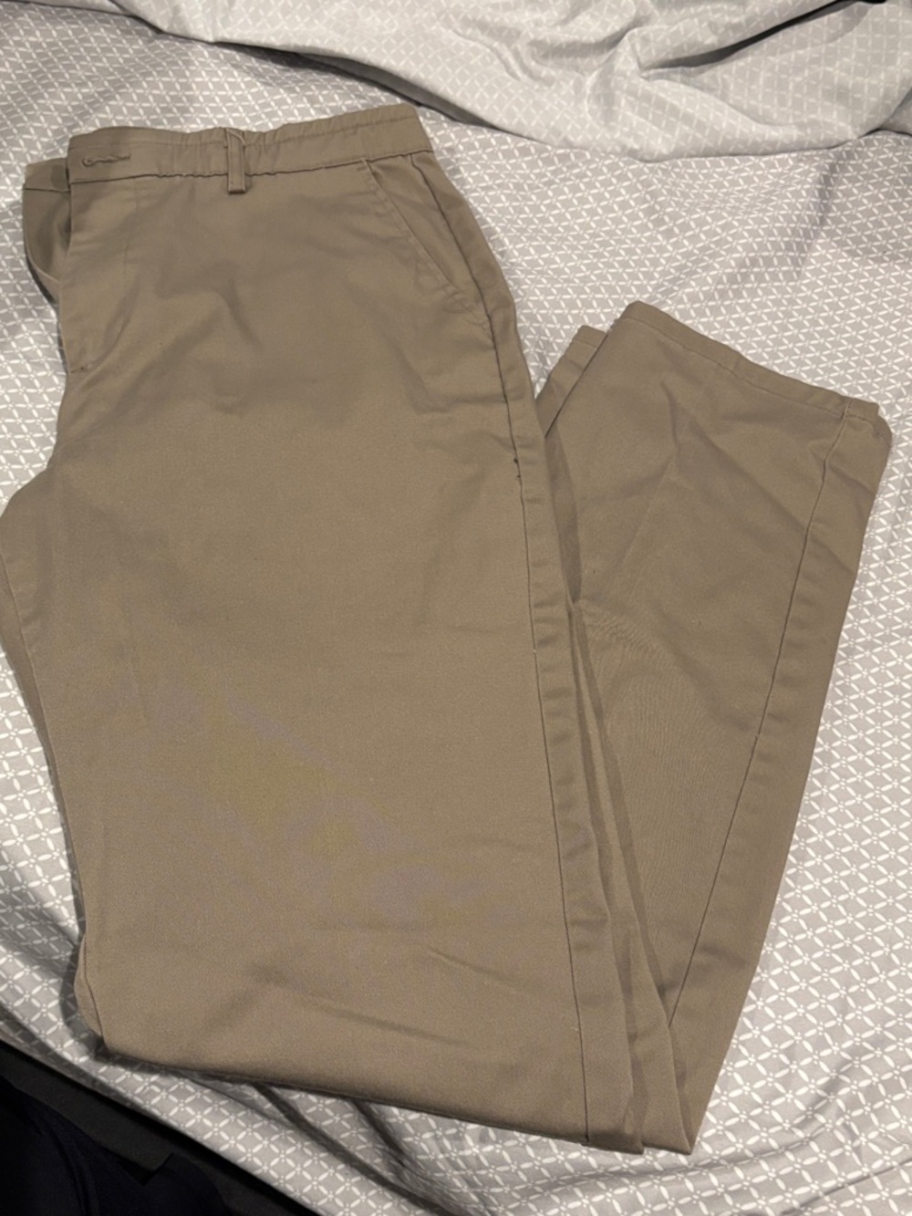 Men's Classic Straight Chino Pants - Tan